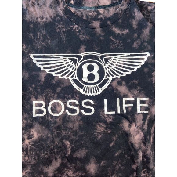 Bentley Boss Life Glow in The Dark Bleached Tee - Picture 3 of 4